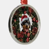 Ornement de Noël de rottweiler (Droite)
