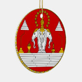 Ornement de Noël de royaume de Laos* (Droite)