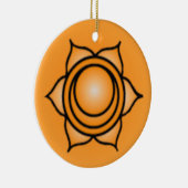 Ornement de Noël de Sacral Chakra (Droite)