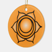 Ornement de Noël de Sacral Chakra (Gauche)