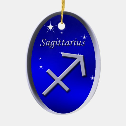 Ornement de Noël de Sagittaire (Devant)
