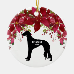 Ornement de Noël de Saluki