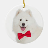 Ornement de Noël de Samoyed (Devant)