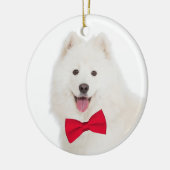 Ornement de Noël de Samoyed (Gauche)