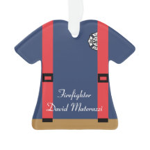 Ornement de Noël de sapeur-pompier