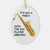 Ornement de Noël de SAXOPHONE (Droite)