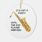 Ornement de Noël de SAXOPHONE (Gauche)