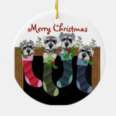 Ornement de Noël de Schnauzer (Dos)