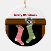 Ornement de Noël de Schnauzer (Dos)