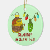 Ornement de Noël de Sherlock Holmes (Gauche)