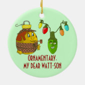 Ornement de Noël de Sherlock Holmes (Dos)