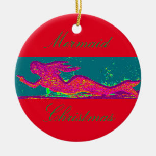 ornement de Noël de sirène