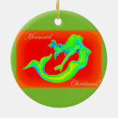 ornement de Noël de sirène (Dos)