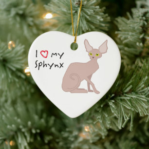 Ornement de Noël de Sphynx