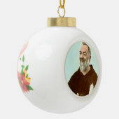 Ornement de Noël de St.Padre Pio (Gauche)