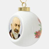 Ornement de Noël de St.Padre Pio (Droite)