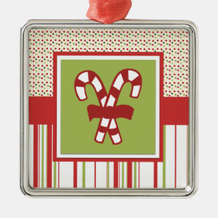 Ornement de Noël de sucre de canne