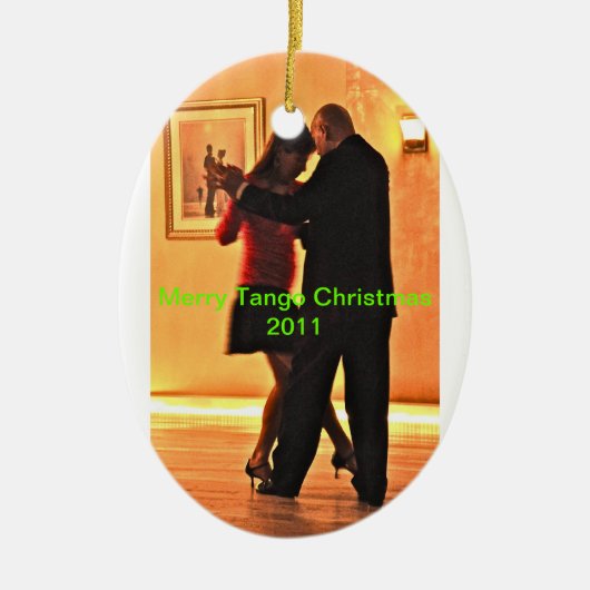 Ornement de Noël de tango (Devant)