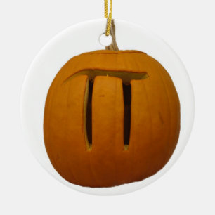 Ornement de Noël de tarte de citrouille