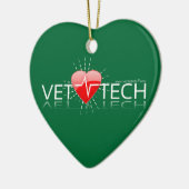ornement de Noël de technologie de vétérinaire (Gauche)
