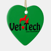 ornement de Noël de technologie de vétérinaire (Droite)