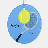 Ornement de Noël de tennis (Gauche)