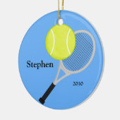 Ornement de Noël de tennis (Gauche)