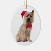 Ornement de Noël de Terrier de cairn (Droite)