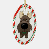 Ornement de Noël de Terrier de cairn (Droite)