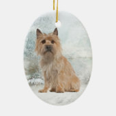 Ornement de Noël de Terrier de cairn (Dos)