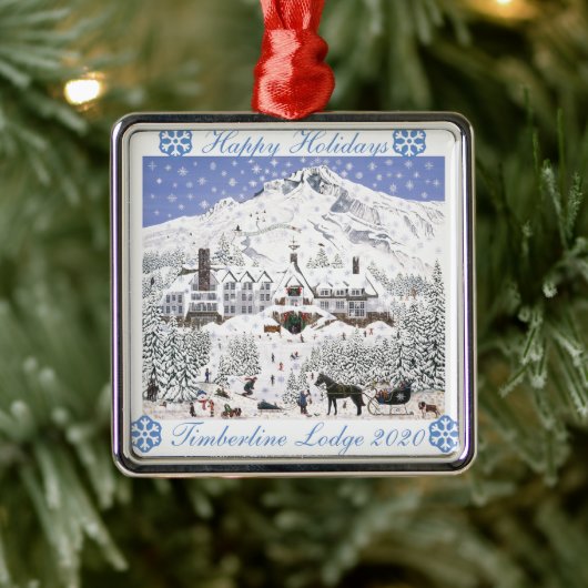 Ornement de Noël de Timberline Lodge (Arbre)