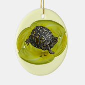 Ornement de Noël de tortue de boîte (Droite)