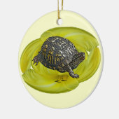 Ornement de Noël de tortue de boîte (Gauche)