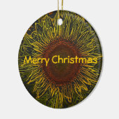 Ornement de Noël de tournesol (Gauche)