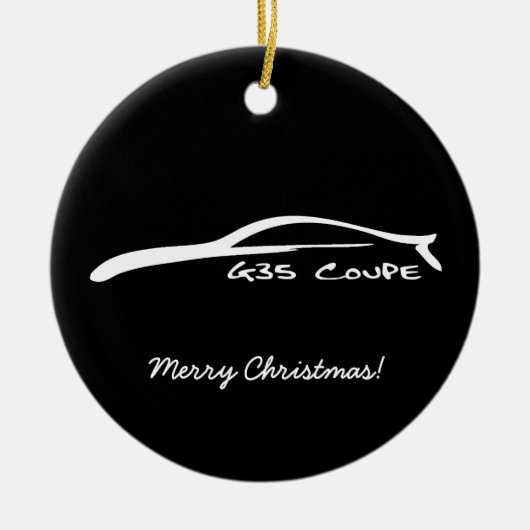 Ornement de Noël de traçage du coupé G35 (Devant)