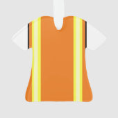 Ornement de Noël de travailleur de la construction (dos)