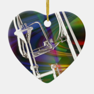 Ornement de Noël de trombone de glissière VOUS