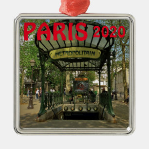 Ornement de Noël de vacances à Paris