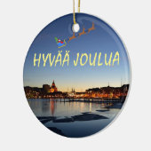 Ornement de Noël de vacances d'Helsinki (Gauche)
