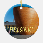 Ornement de Noël de vacances d'Helsinki (Dos)