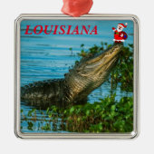 Ornement de Noël de vacances en Louisiane (Devant)