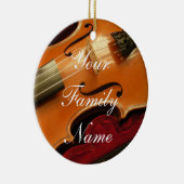 Ornement de Noël de violon (Droite)