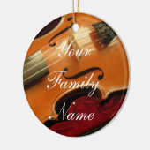 Ornement de Noël de violon (Gauche)