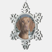 Ornement de Noël de Vizsla (Vue impression)