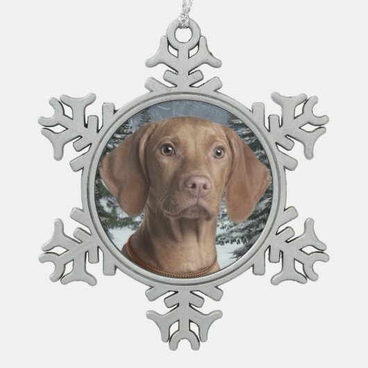 Ornement de Noël de Vizsla (Devant)