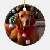 Ornement de Noël de Vizsla (Henry) (Dos)
