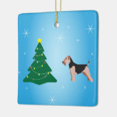 Ornement de Noël de Welsh Terrier (Gauche)