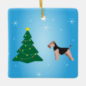 Ornement de Noël de Welsh Terrier (Devant)