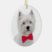 Ornement de Noël de Westie (Droite)