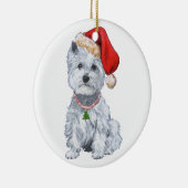 Ornement de Noël de Westies (Droite)